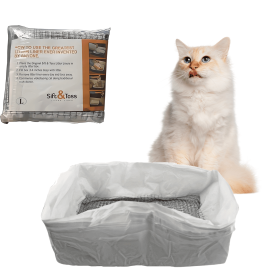 1 Pack Of 10PCS Cat Litter Filter Bags, Reusable, Washable, Mesh Quick Sift Cat Litter, EASY To Clean