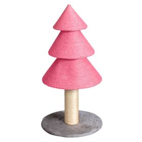 31.5in Christmas Tree Cat Scratcher, Post For Indoor Cats, Large Sisal Cat Scratching Tree Cat Scratch Tower