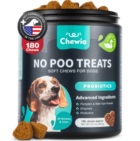 No Poo Chews For Dogs Coprophagia Deterrent Forbid For Dogs Stool Eating Deterrent Probiotics For Digestive Health Digestive Gut Immune H