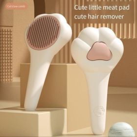 Pet Massage Hair Removal Comb, Paw ShapedPet Grooming Brush, Grooming Supplies Viral Dog Vacuum