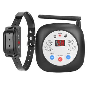 1 Set 328FT Electric Wireless Dog Fence System With GPS Location Monitor Collar Receiver Rechargeable Beep Vibration Fence