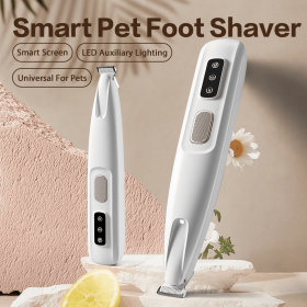 2025 New Pet Paw Trimmer 1Pack, Rechargeable Quiet Hair Trimmer For Pets, Pet Grooming Kit Cordless Waterproof  Clippers With LED For Pre