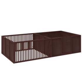 Whelping Box for Dogs Built for Mothers Comfort, Dog Whelping Pen with Removable Doors, Newborn Puppy Supplies & Essentials