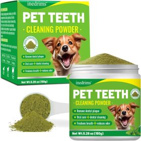 Pet Dental Powder - Freshens Breath, Protects Gums And Strengthens Teeth Daily Oral Care And General Dental Care.