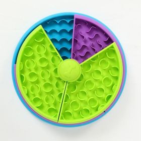 Pet Slow Food Bowl Anti Choking Bowl 3 in1 Interactive Dog Feeder Puzzle Slow Feeder Bowl Mental Stimulation Toy