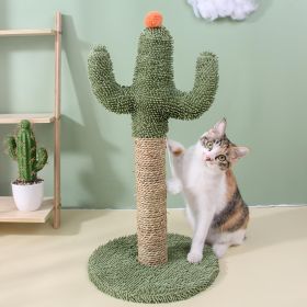 Interactive Cactus Cat Scratching Post Toy Durable Scratching Surface Suitable For Indoor Cats Fun Pet Supplies