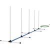 4 Pieces Dog Agility Training Equipment Set with Weave Poles, Spray Water Tube