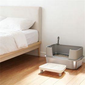 Cat litter box, stainless steel garbage bin, animal garbage bin