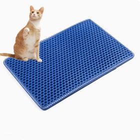 Cat Litter Mat; Kitty Litter Trapping Mat; Double Layer Mats with MiLi Shape Scratching design; Urine Waterproof