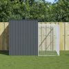 Dog House Anthracite Galvanized Steel Big Durable