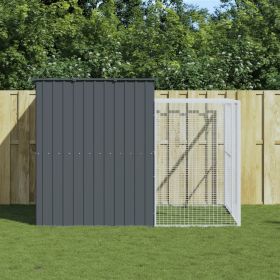 Dog House Anthracite Galvanized Steel Big Durable