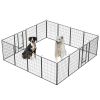 Dog Playpen Outdoor, 16 Panels Dog Pen 40" Height Dog Fence Exercise Pen with Doors Portable Pet Playpen for Yard, RV