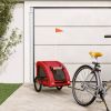 Pet Bike Trailer Red Oxford fabric Collapsible Bike Trailer