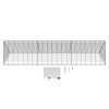 Chicken Tunnels, 118.1 x 28 x 24.2 inch (LxWxH) Chicken Tunnels for Yard, Portable Chicken Tunnels for Outside Easy Installation, Chicken Coop Run