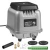 Linear Air Pump, 109L/Min Air Flow Septic Aerator Pump, Aeration System for 1/2 Acre 10 FT Deep Ponds, Water Gardens, Waste Treatments, Septic Tanks