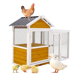 Large outdoor chicken coop duck coop with nest box, bird cage, rabbit cage - waterproof PVC board