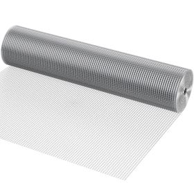 Hardware Cloth, 1/2 inch 48in x 100 ft 19 Gauge, Hot Dipped Galvanized Wire Mesh Roll, Chicken Wire Fencing, Wire Mesh for Rabbit Cages, Garden