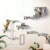 VEVOR Wall Mounted Cat Shelves, Cat Wall Shelves and Perches with Jumping Boards, Hammock, Sofa, Cat Tree & Cat Grip