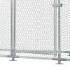 Large Metal Chicken Coop,9.8 x 3.3 x 6.6 ft, Walk-in Chicken Run House with Waterproof Cover & Sturdy Frame
