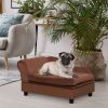Pet Sofa Bed Couch, Sofa with Storage Brown