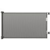 Retractable Pet Gate, 33.5" Tall, Extends to 59.1" Wide, Foldable Mesh w/ Single Hand Operation, for Stairs, Doorways