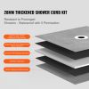Shower Curb Kit, 60"x48" Shower Pan Kit with 2" ABS Central Flange, Waterproof Membrane, Stainless Steel Grate