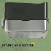 Stainless steel trash can, cat trash can, litter box, black
