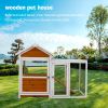 Large outdoor chicken coop duck coop with nest box, bird cage, rabbit cage - waterproof PVC board