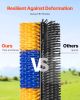 Livestock Scratching Brush, 6 Pcs Horse Brush with 12 Screws, 20 x 7.5 in Cow Scratcher, for Back Itch Relief & Keep Cleaning