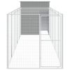 Dog House Light Grey Galvanized Steel 65 x 259.3 x 71.3 in