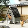 Chicken coop, outdoor wooden chicken coop, chicken villa