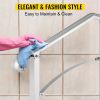 Outdoor Stair Railing, Fit 2 or 3 Steps Alloy Metal Handrailing, Front Porch Flexible Transitional Handrail, Arch Step Rail with Installation Kit