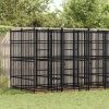 Outdoor Dog Kennel Steel 99.2 ftÂ²