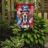 Beagle Patriotic American Garden Flag Mailbox Flag Decorative Yard Flag Banner Outside Patio Artwork Yard Flower Beds, Garden Size, Multicolor