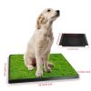 **Artificial Grass Dog Potty Training Pad Indoor Outdoor Puppy Toilet Tray**