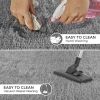 5x8 ft Rugs for Living Room,Grey Fluffy Carpet Large Fuzzy Plush Shag Comfy Soft, Non-Slip Indoor Floor Carpet