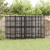 Outdoor Dog Kennel Steel 79.3 ftÂ²