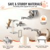 VEVOR Wall Mounted Cat Shelves, Cat Wall Shelves and Perches with Jumping Boards, Hammock, Sofa, Cat Tree & Cat Grip