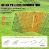 Chicken Tunnels, 287 x 78.7 x 24.2 inch(LxWxH) Chicken Tunnels for Yard, Portable Chicken Tunnels for Outside with Corner Frames, 2 Sets