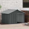 Dog House Anthracite 45.9"x40.6"x32.1" Galvanized Steel