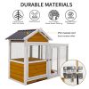 Large outdoor chicken coop duck coop with nest box, bird cage, rabbit cage - waterproof PVC board