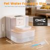 Smart Pet Water Fountain Automatic Cat Water Dispenser 4.5L Cordless Rechargeable Dog Water Fountain
