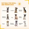 Dog Fence Outdoor 8 Panels 31.5" Height Steel Pet Exercise Pen Indoor, for Small and Medium Dogs