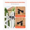 Flip Gate Latch, Metal Heavy Duty Gate Latches, Flip Latch Hardware with High Hardness, 360° Rotating Latches, Matte Powder Coating Finish