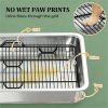 Stainless steel tray, dog training tray,