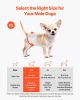 VEVOR Disposable Male Dog Diapers, Super Absorbent Male Dog Wraps, 360 Â° Leak-Proof Belly Bands with Wetness Indicator for Doggies in Heat, Training