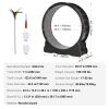 Wooden Cat Exercise Wheel, 43.3" Large Cat Treadmill Wheel for Indoor Cats