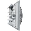 24'' Shutter Exhaust Fan, High-speed 3320 CFM, Aluminum Wall Mount Attic Fan with AC-motor, Ventilation and Cooling for Greenhouses, Garages, Sheds