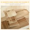 3 Tier Fir Wood Hamster Cage Mouse Rats Small Animals Play House Exercise Activity Center
