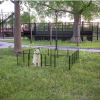 Dog Pens Outdoor 32" Height Foldable 16 Panels Heavy Duty Metal Portable Dog Playpen Indoor Anti-Rust Exercise